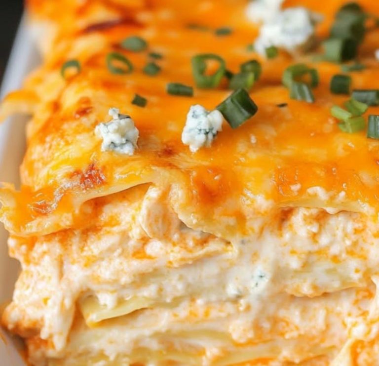 Cheesy Buffalo Ranch Chicken Lasagna – Anas Food